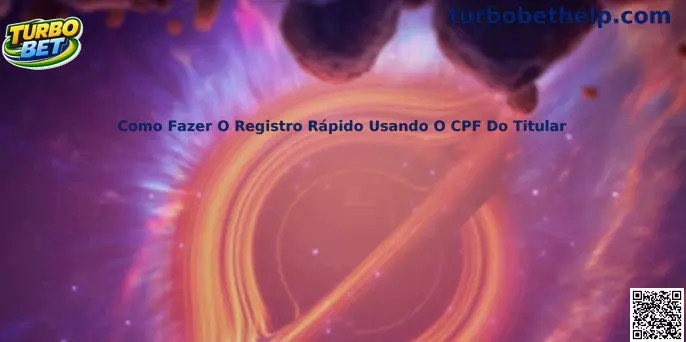 Ilustração sobre registro rápido usando o CPF do titular