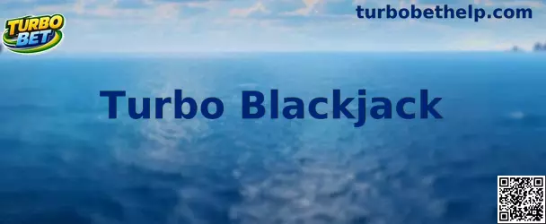 Mesa digital representando uma partida de Turbo Blackjack