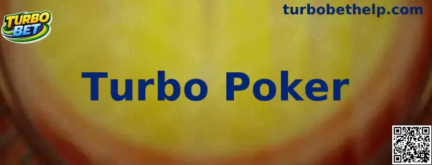 Representação visual de uma mesa de Turbo Poker digital